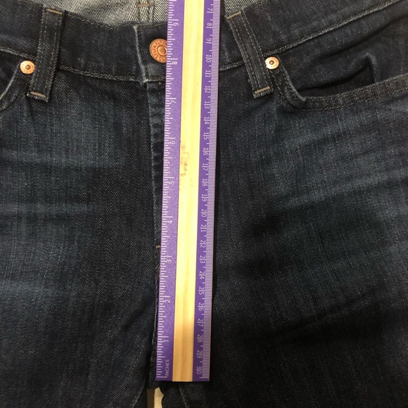 7 for all mankind gwenevere dark women’s jeans - Picture 11 of 12